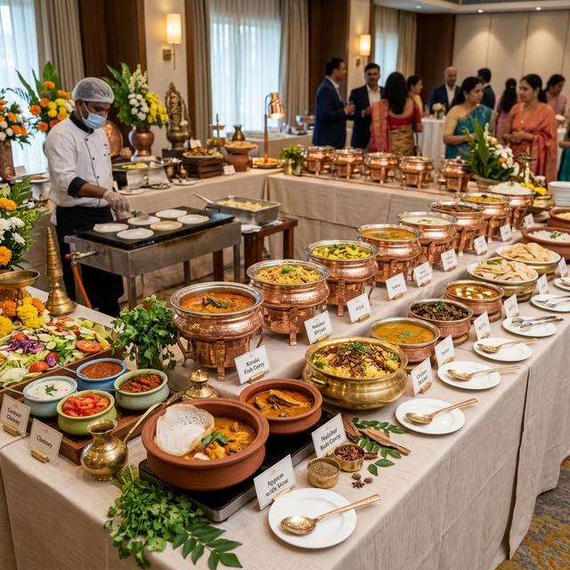 Signature catering dish by Baruch Caterers
