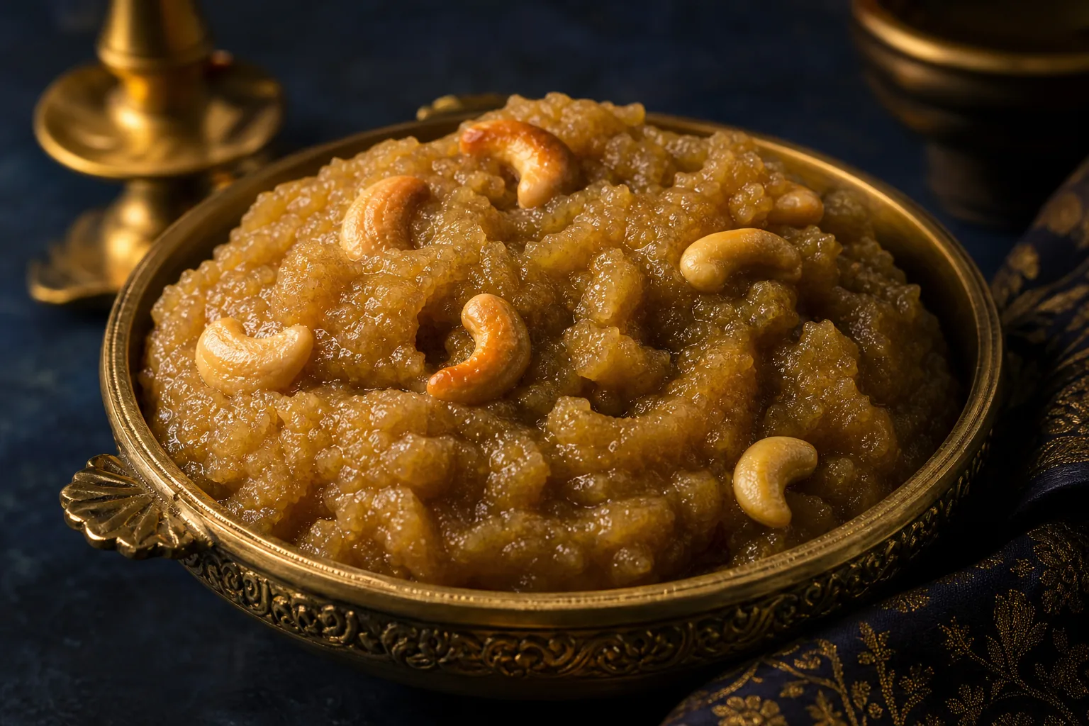 Bread halwa and traditional sweets prepared for a Tamil celebration