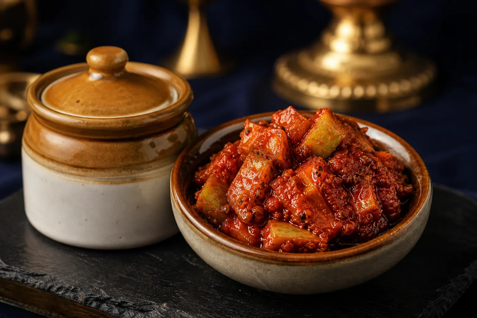 Traditional Indian pickle varieties
