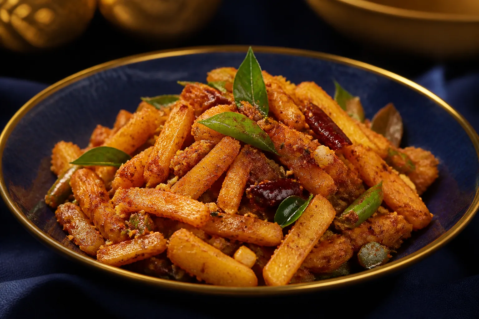 Chilli and fried poriyal varieties