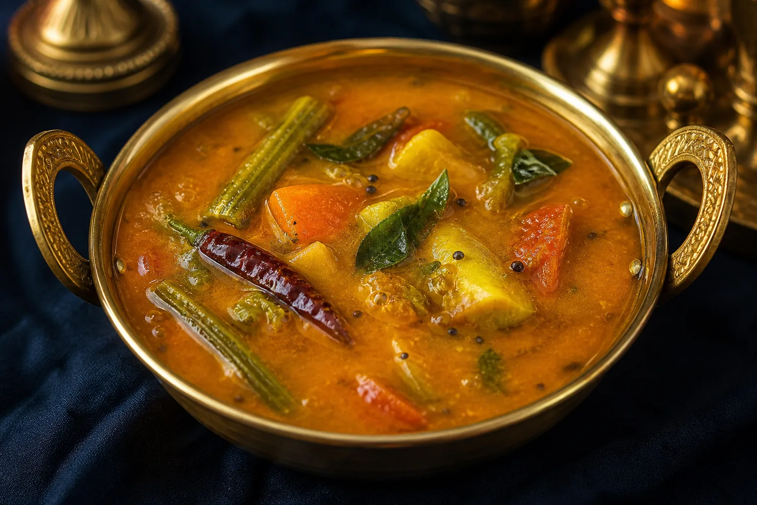 South Indian sambar varieties