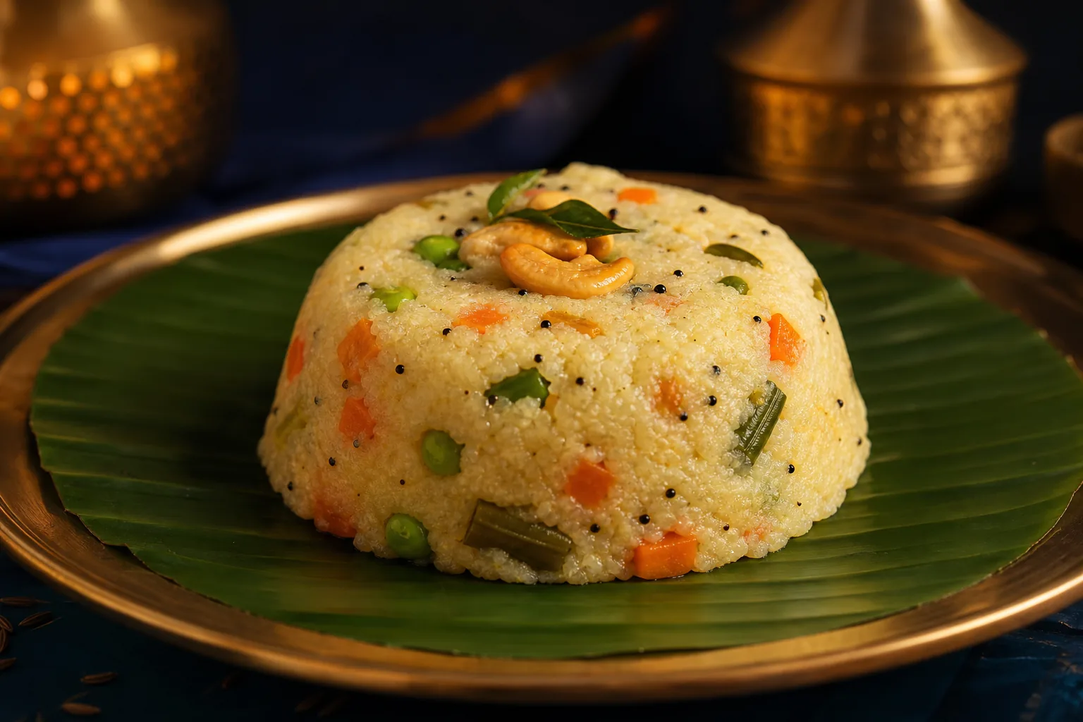 South Indian upma varieties