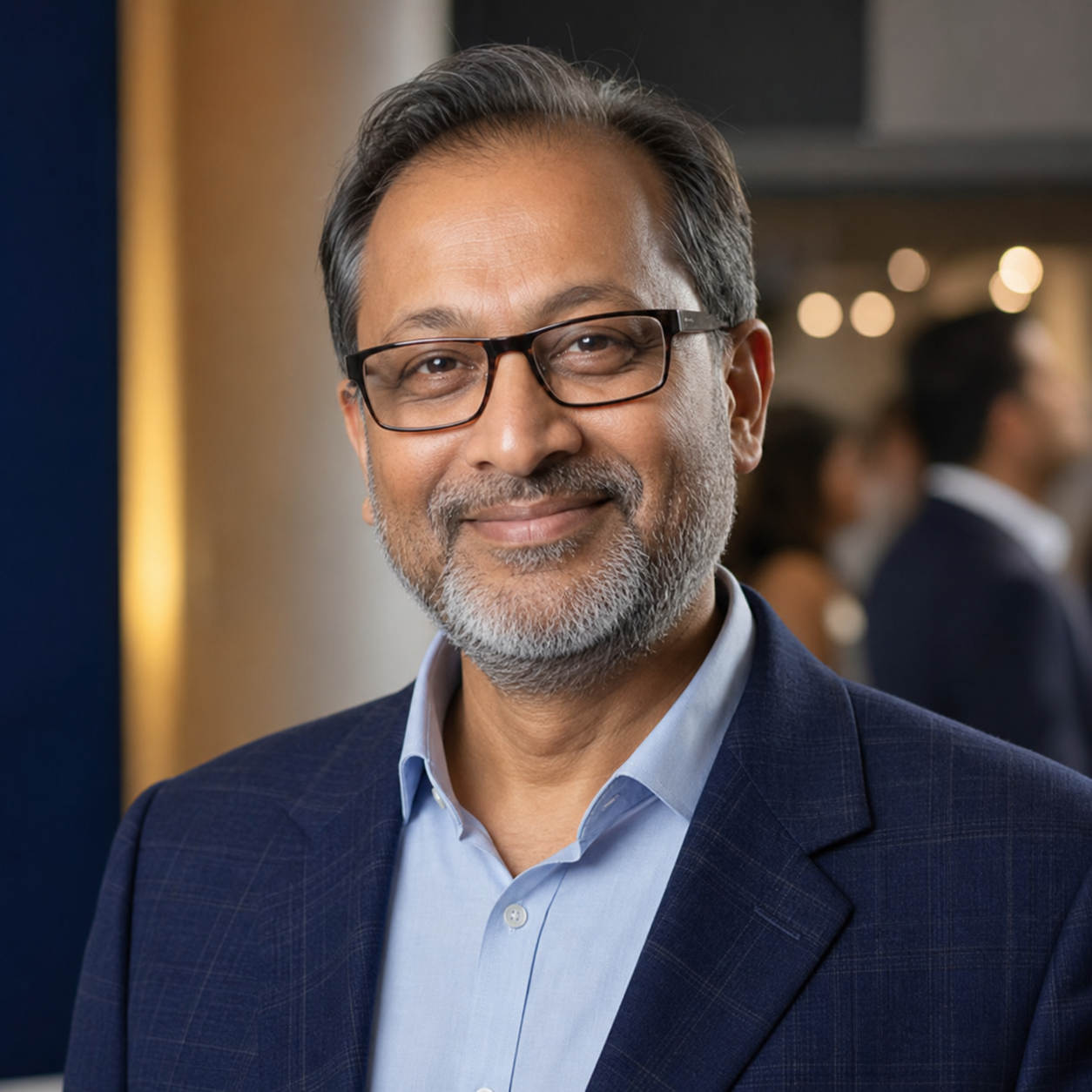 Portrait representing a corporate event client